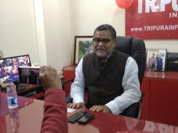 â€˜We all are with Tripura Infowayâ€™, says Senior Cong leader Subal Bhowmik